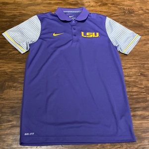 Nike Dri-Fit LSU polo, Men’s M